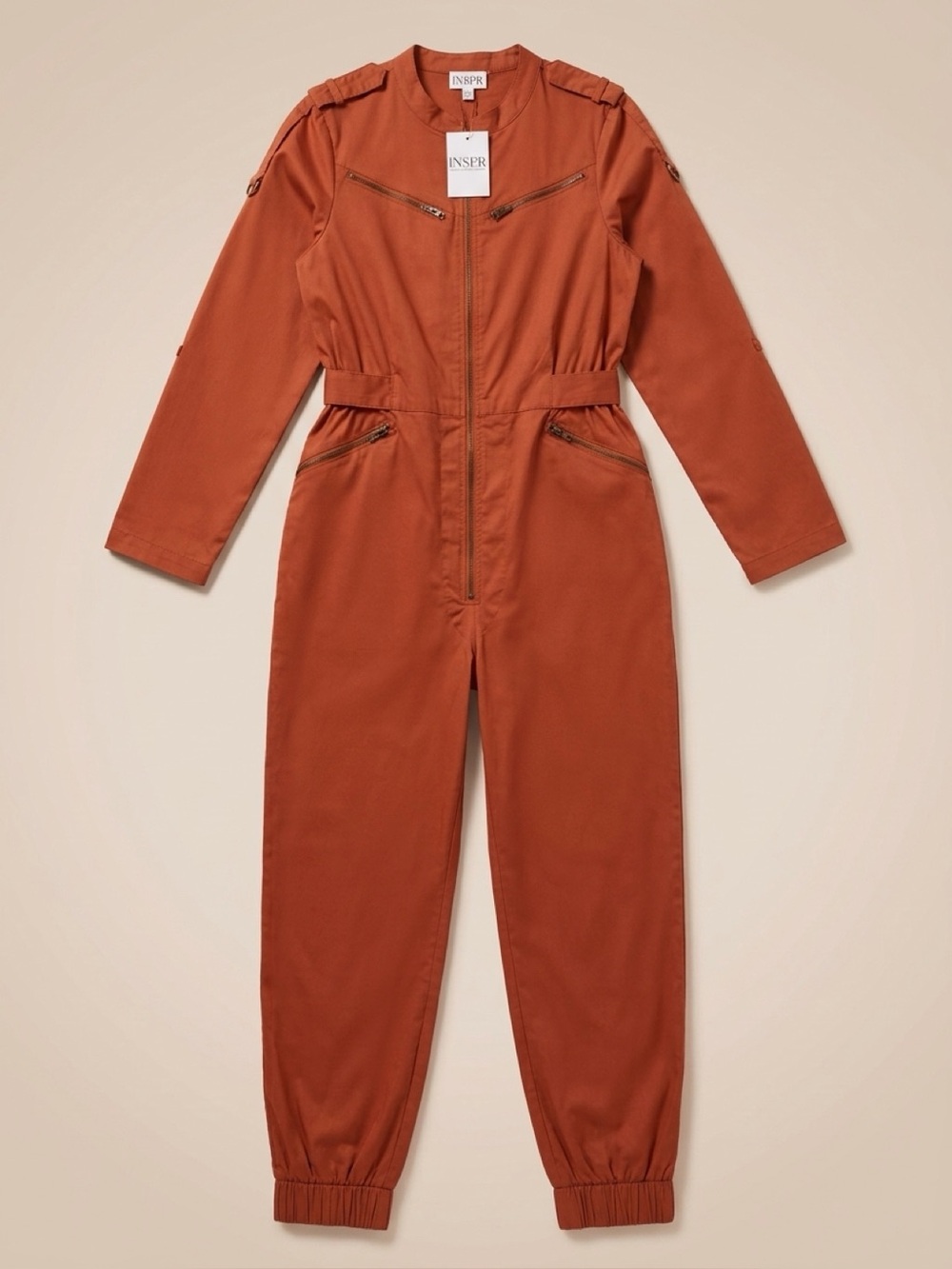 BRAND NEW WITH TAGS (NWT) INSPR × D by Nicole Williams Zip-Front Utility Jumps